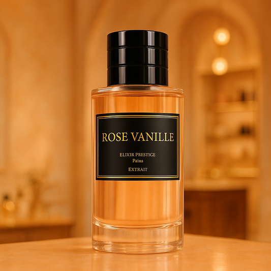 Arrière-plan pour parfum Rose Vanille