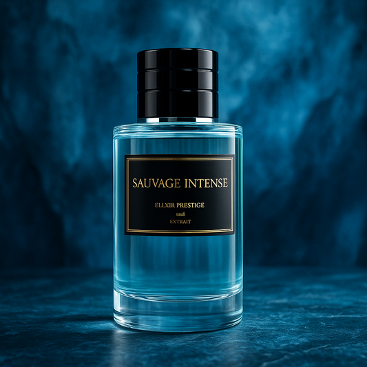 Arrière-plan pour parfum Sauvage Intense